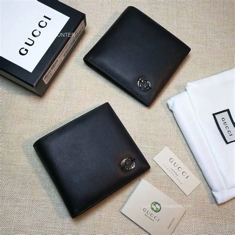 fake gucci wallet black leather